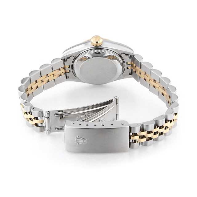 69173G ブラック ROLEX（ロレックス）デイトジャスト 10Pダイヤ