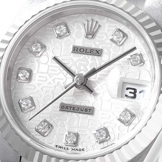 79174G シルバー ROLEX（ロレックス）デイトジャスト 10Pダイヤ 中古