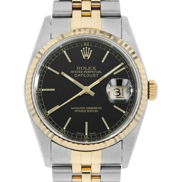 a*n様 鑑定品　ロレックス デイトジャスト 16233 16233 2BR オニキス ROLEX（ロレックス）デイトジャスト 中古