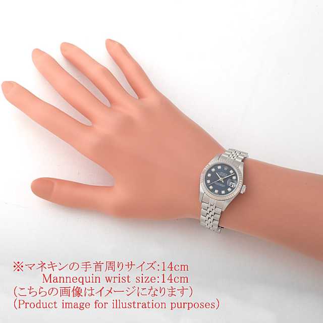 79174G ブルー ROLEX（ロレックス）デイトジャスト 10Pダイヤ 中古