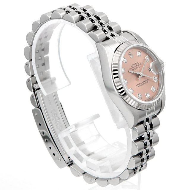 79174G ピンク ROLEX（ロレックス）デイトジャスト 10Pダイヤ 中古  
