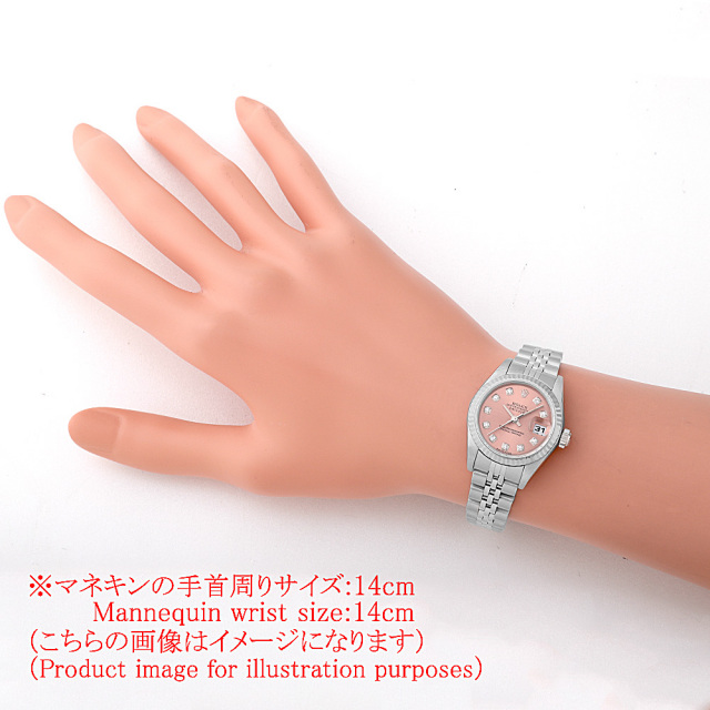 79174G ピンク ROLEX（ロレックス）デイトジャスト 10Pダイヤ