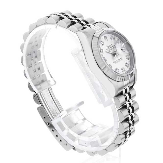 69174G シルバー ROLEX（ロレックス）デイトジャスト 10Pダイヤ