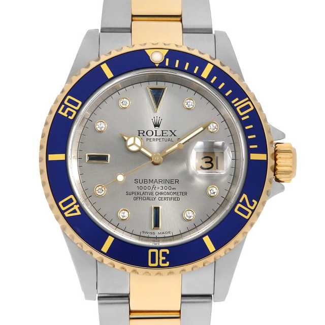 16613SG グレー ROLEX（ロレックス）サブマリーナ デイト 8P