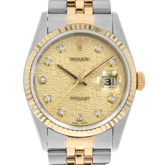 ロレックス デイトジャスト 16233G メンズ 中古