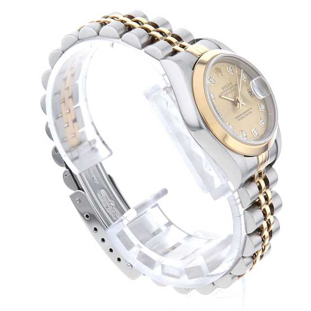 79163G シャンパン ROLEX（ロレックス）デイトジャスト 10Pダイヤ 中古