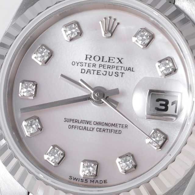79174NG ピンクシェル ROLEX（ロレックス）デイトジャスト 10Pダイヤ