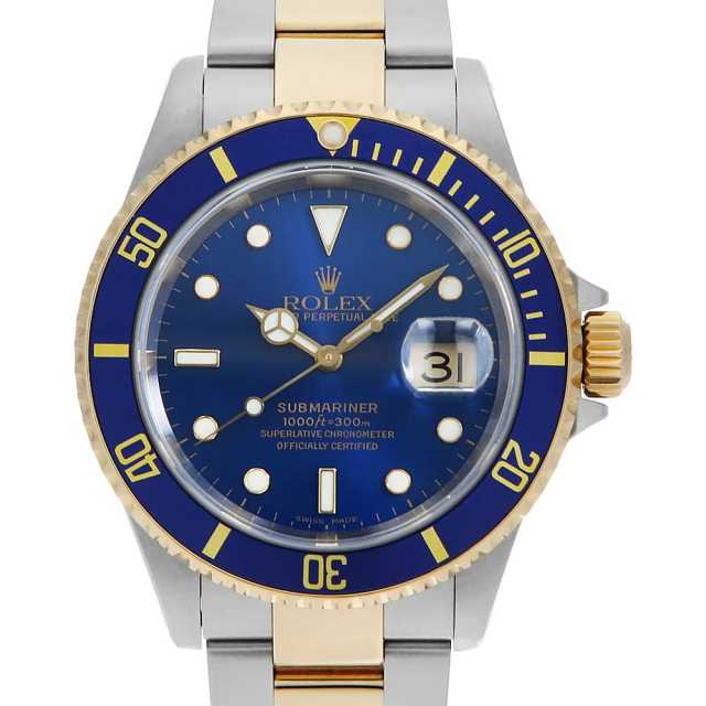 16613 ブルー ROLEX（ロレックス）サブマリーナ デイト 中古
