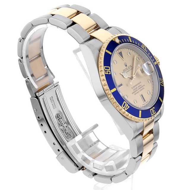16613SG シャンパン ROLEX（ロレックス）サブマリーナ デイト 8Pダイヤ