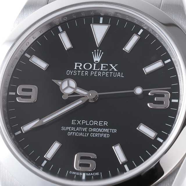 214270 ブラック ROLEX（ロレックス）エクスプローラーI 前期型