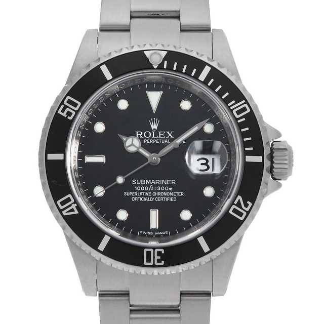 16610 ブラック ROLEX（ロレックス）サブマリーナ デイト 中古