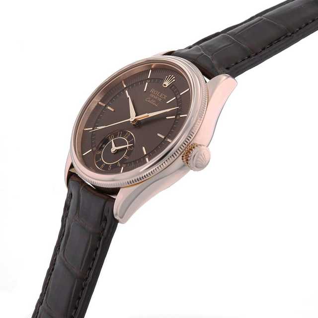 50525 ブラウン ROLEX（ロレックス）チェリーニ デュアルタイム 中古