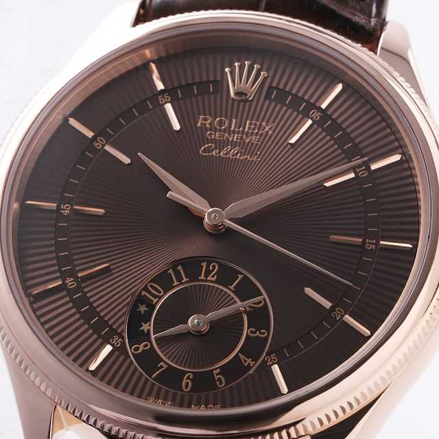 50525 ブラウン ROLEX（ロレックス）チェリーニ デュアルタイム