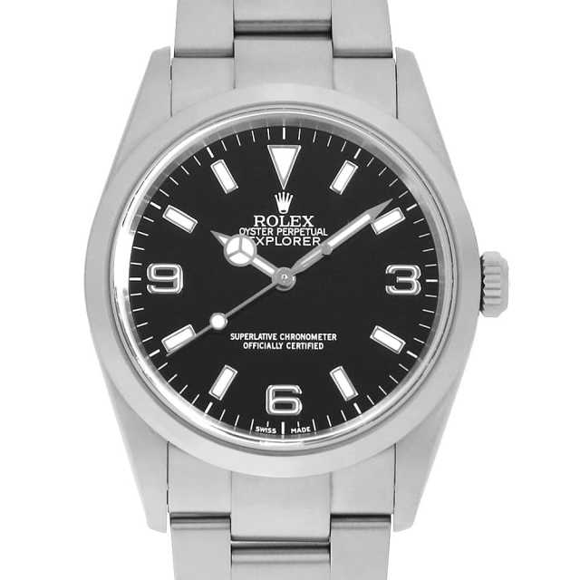 114270 ブラック ROLEX（ロレックス）エクスプローラーI 中古
