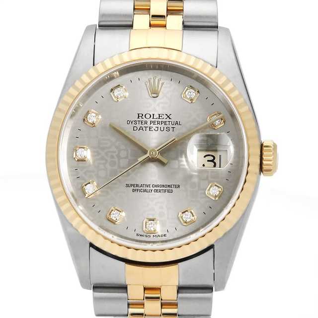 ロレックス デイトジャスト 16233G メンズ 中古