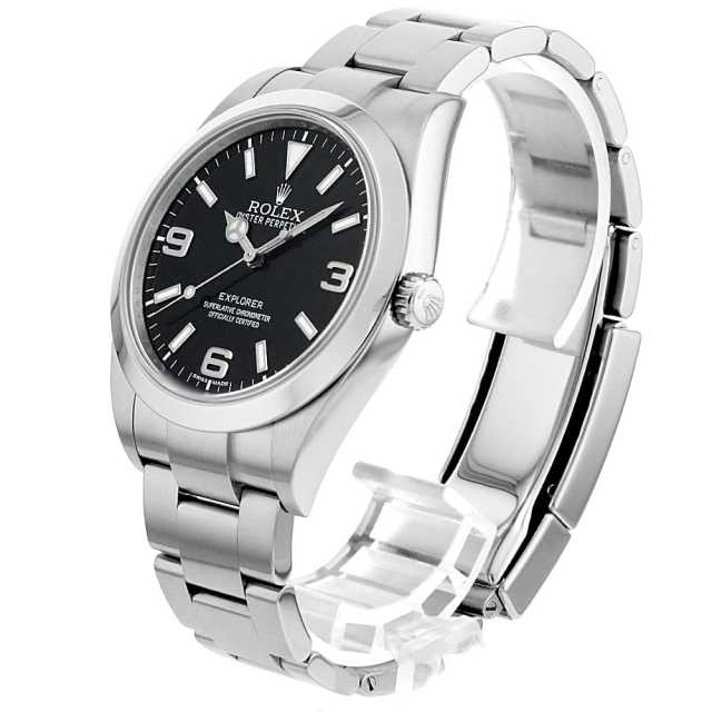 ROLEX ロレックス 214270 前期 ブラックアウト エクスプローラー1 214270 ブラック ROLEX(ロレックス)エクスプローラーI 前期型