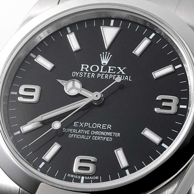 ROLEX ロレックス 214270 前期 ブラックアウト エクスプローラー1 214270 ブラック ROLEX（ロレックス）エクスプローラーI 前期型