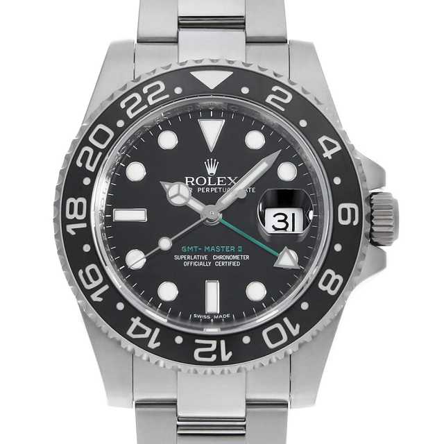 ROLEX　ロレックス　GMTマスターII　116710BLNR 116710LN ブラック ROLEX（ロレックス）GMTマスターII 中古