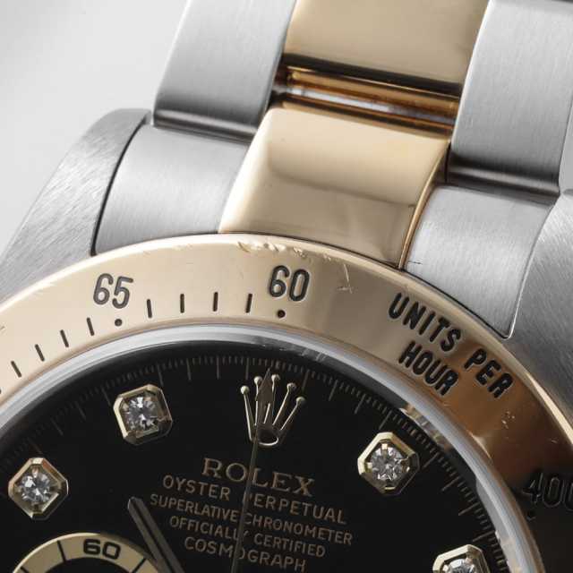 16523G ブラック ROLEX（ロレックス）コスモグラフ デイトナ 8P