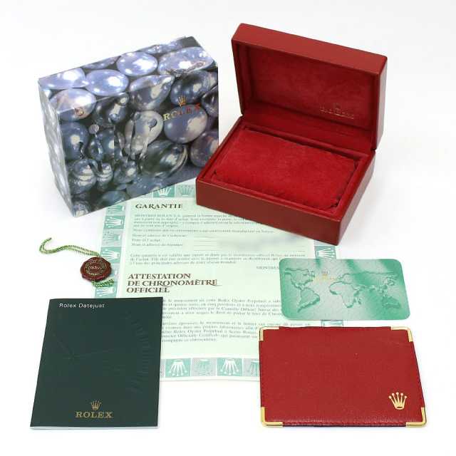 ロレックス　デイトジャスト　箱のみ　中古品　コマ付き　ROLEX 79173NG ホワイトシェル ROLEX（ロレックス）デイトジャスト 10P