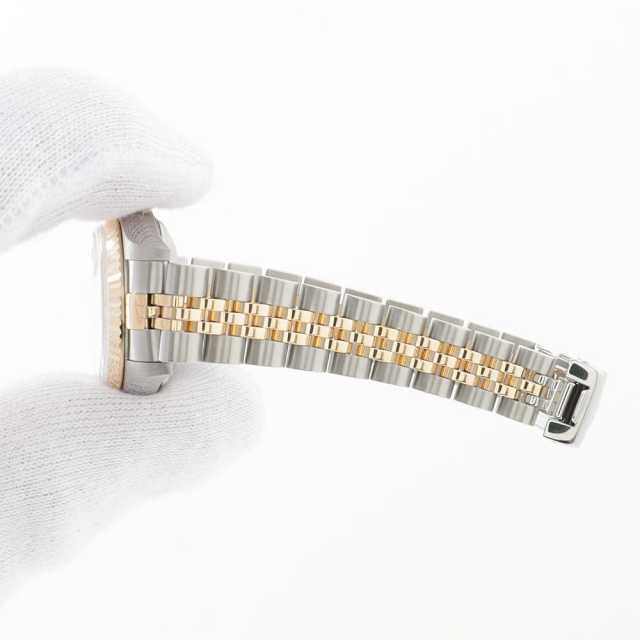 未使用　プライベートレーベル ソーラー セラミックホワイトゴールド シェル文字盤 79173NGR ホワイトシェル ROLEX（ロレックス）デイトジャスト 10P