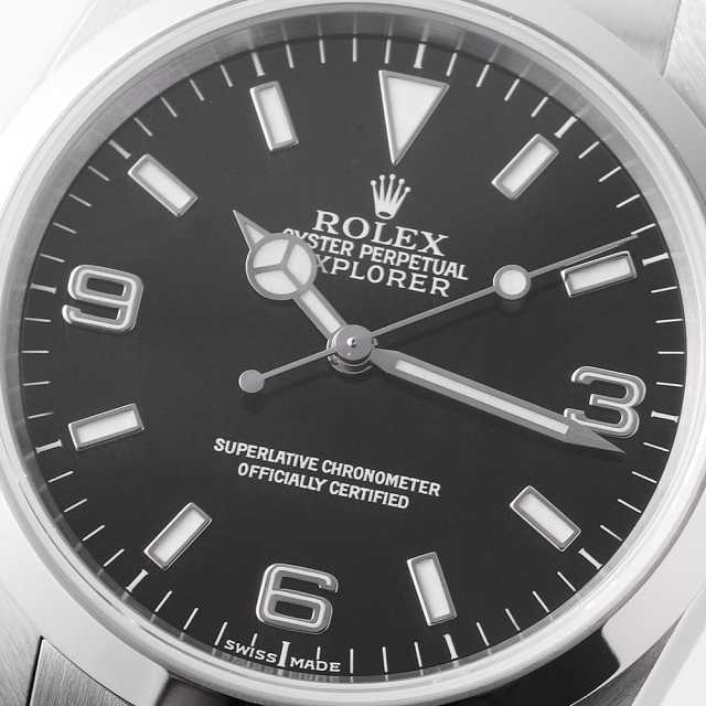 新品仕上げ済み ROLEX 腕時計 エクスプローラー1 自動巻き AT オートマチック 114270 SS ブラック文字盤 おしゃれ 堺市 石津【ジャングルジャングル石津店】 新品仕上げ済み ROLEX 腕時計 エクスプローラー1 自動巻き AT