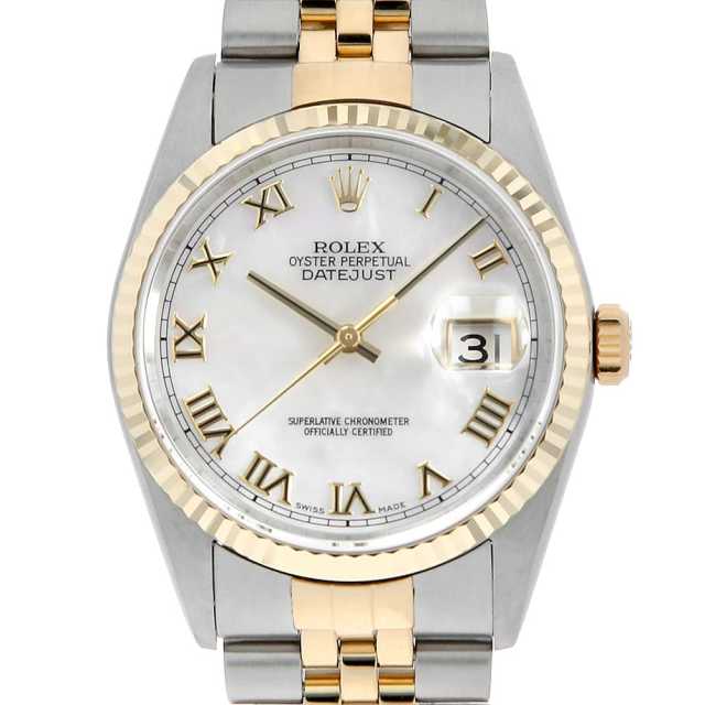 16233NR ホワイトシェル ROLEX（ロレックス）デイトジャスト 中古