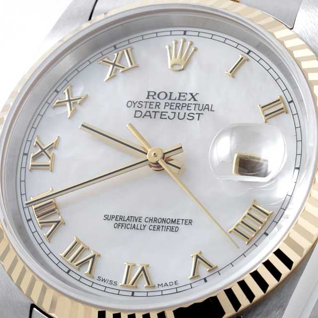 16233NR ホワイトシェル ROLEX（ロレックス）デイトジャスト 中古