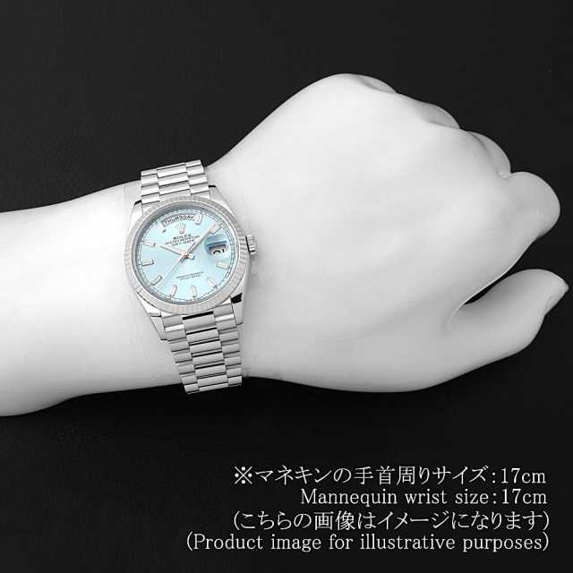 128236A アイスブルー ROLEX（ロレックス）デイデイト36 10Pバゲット