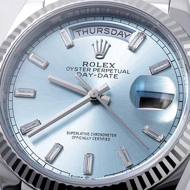 128236A アイスブルー ROLEX（ロレックス）デイデイト36 10P