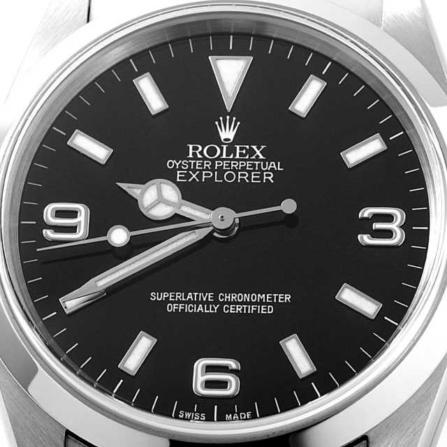 14270 ブラック ROLEX（ロレックス）エクスプローラーI 中古