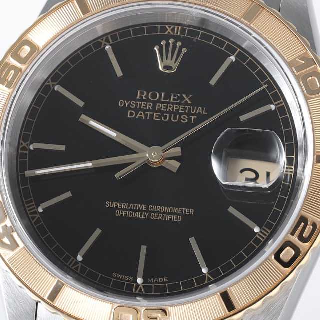 16263 ブラック ROLEX（ロレックス）デイトジャスト