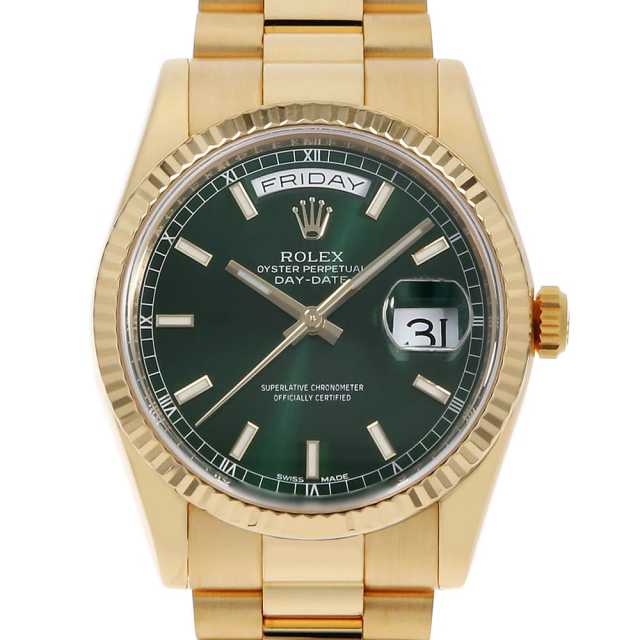 118238 グリーン ROLEX（ロレックス）デイデイト 中古 | 東京・大阪の