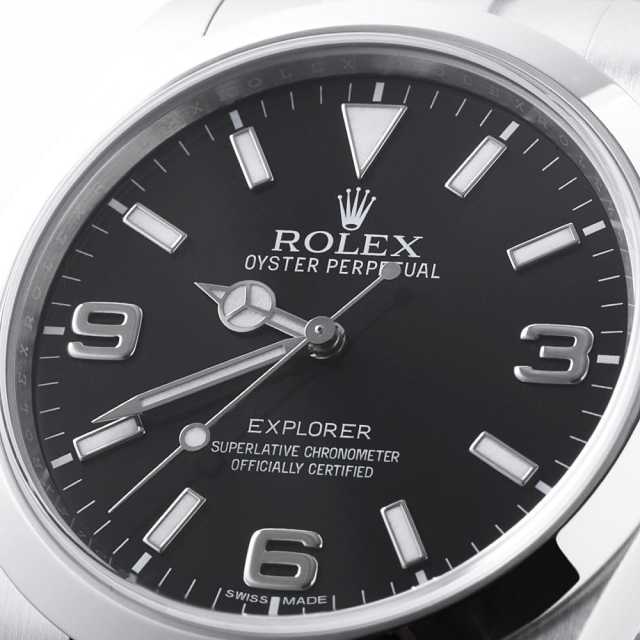 214270 ブラック ROLEX（ロレックス）エクスプローラーI 前期型