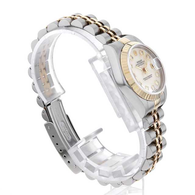 179173NG ホワイトシェル ROLEX（ロレックス）デイトジャスト 10P