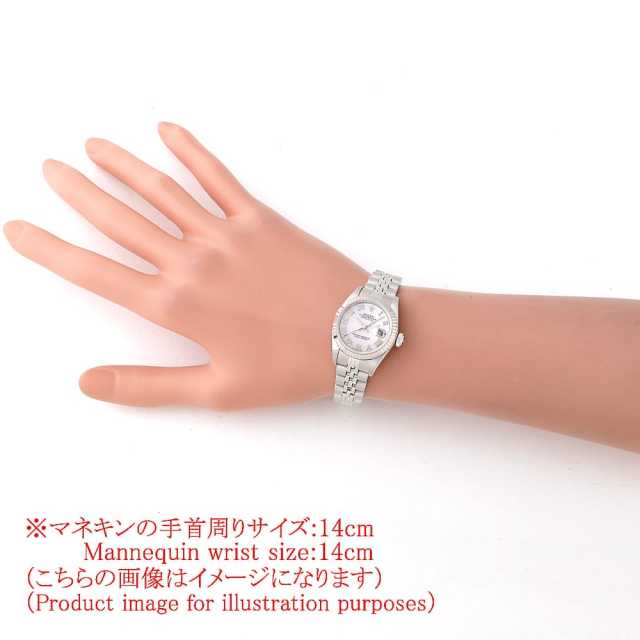 ロレックス デイトジャスト 79174NR ピンクシェル ローマ F番 レディース 中古 腕時計 デイトジャスト [中古]ロレックス ピンクシェルローマン 179174