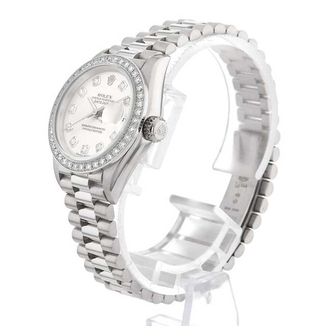 79136G シルバー ROLEX（ロレックス）デイトジャスト ベゼルダイヤ 10P