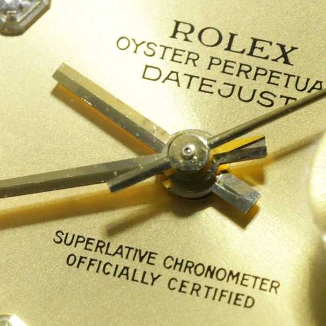 69173G シャンパン ROLEX（ロレックス）デイトジャスト 10Pダイヤ 中古