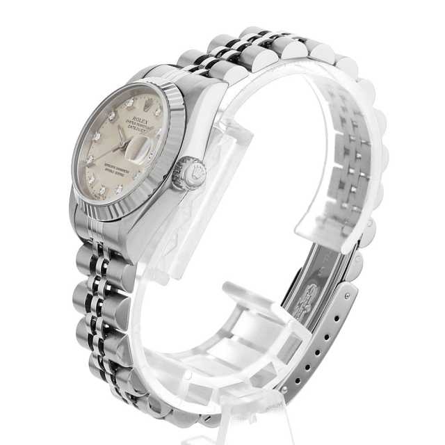 69174G シルバー ROLEX（ロレックス）デイトジャスト 10Pダイヤ 中古