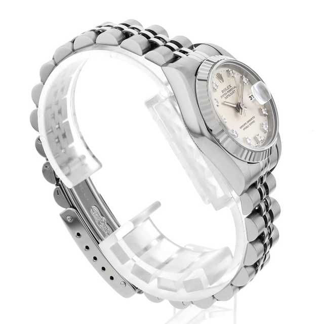 69174G シルバー ROLEX（ロレックス）デイトジャスト 10Pダイヤ 中古