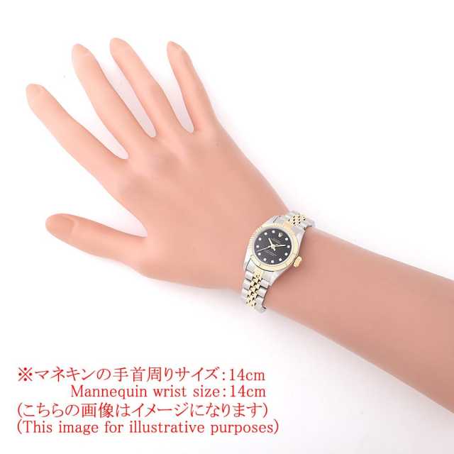 ロレックス オイスターパーペチュアル ダイヤモンドブラック レディース 67193G ブラック ROLEX（ロレックス）オイスターパーペチュアル 11P
