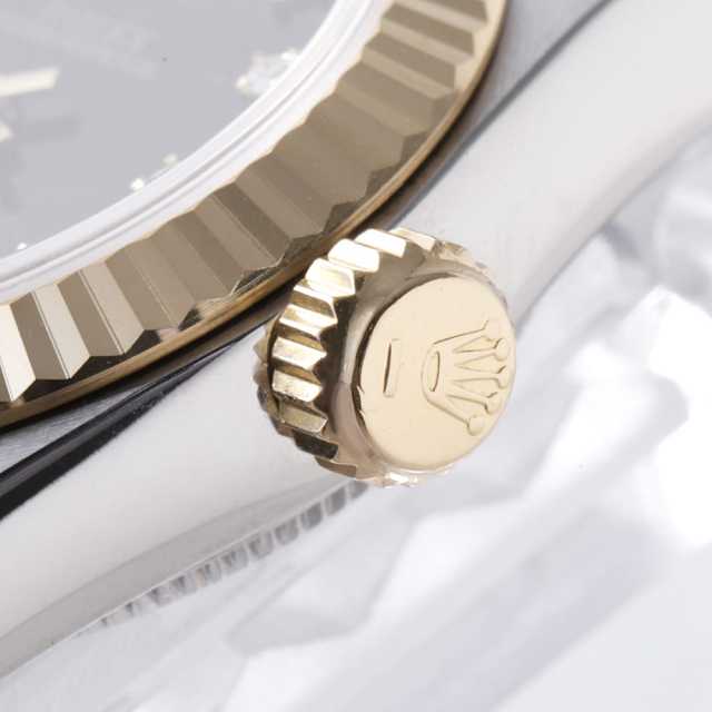 ロレックス オイスターパーペチュアル ダイヤモンドブラック レディース 67193G ブラック ROLEX（ロレックス）オイスターパーペチュアル 11P