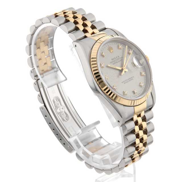 16233G グレー ROLEX（ロレックス）デイトジャスト 10Pダイヤ 中古