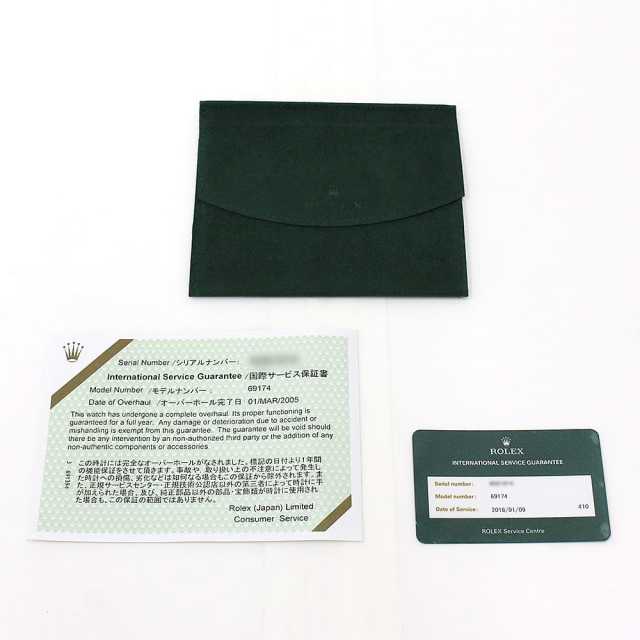 ロレックス デイトジャスト 69174G レディース 中古