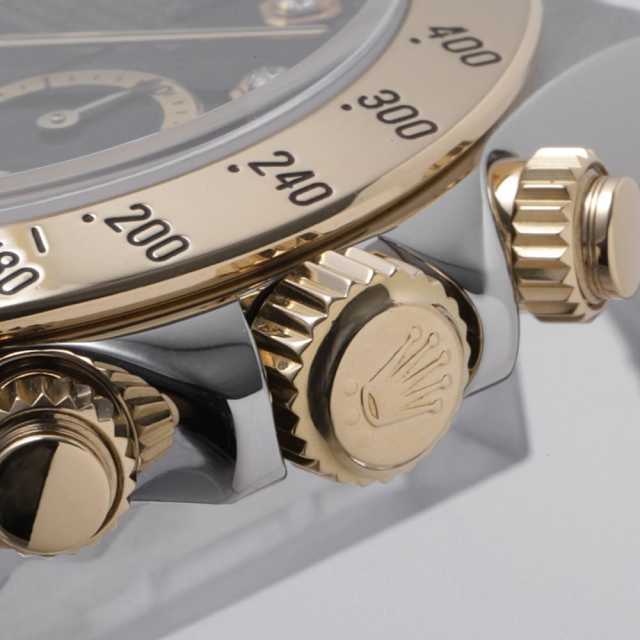 16523G ブラック ROLEX（ロレックス）コスモグラフ デイトナ 8Pダイヤ