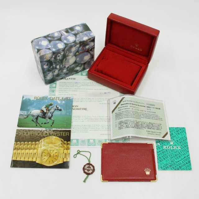 ロレックス純正　デイトジャスト レディース２箱　BOX 付属品計　20点 69173 シャンパン ROLEX（ロレックス）デイトジャスト 中古 | 東京
