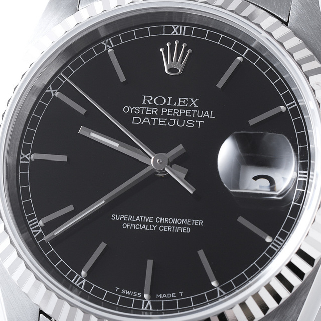 ロレックス　16234シールあり　箱 16234 ブラック ROLEX（ロレックス）デイトジャスト 中古 | 東京・大阪