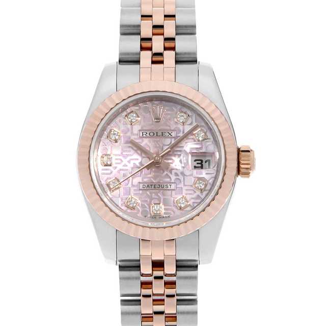 179171G ピンク ROLEX（ロレックス）デイトジャスト 10Pダイヤ 中古