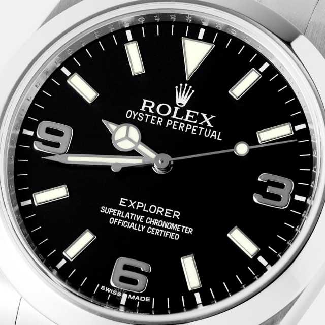 ロレックス エクスプローラー1  214270 メンズ時計 ブラック  美品 214270 ブラック ROLEX（ロレックス）エクスプローラーI 前期型