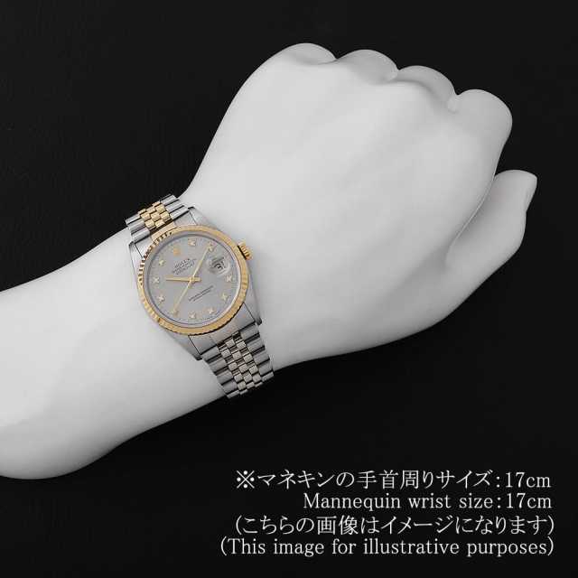 16233G シルバー ROLEX（ロレックス）デイトジャスト 10Pダイヤ 中古
